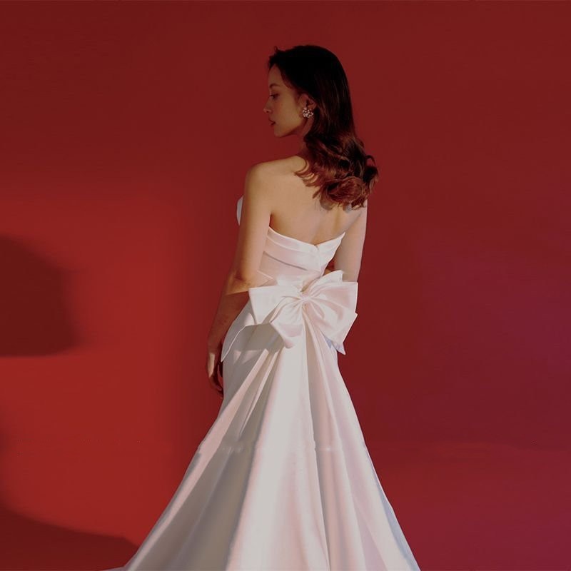 ウェディングドレス 白 結婚式 ロングドレス Aライン ビスチェ 海外挙式 花嫁 二次会 大きいサイズ パーティードレス 披露宴 ブライダル フォトウェディング