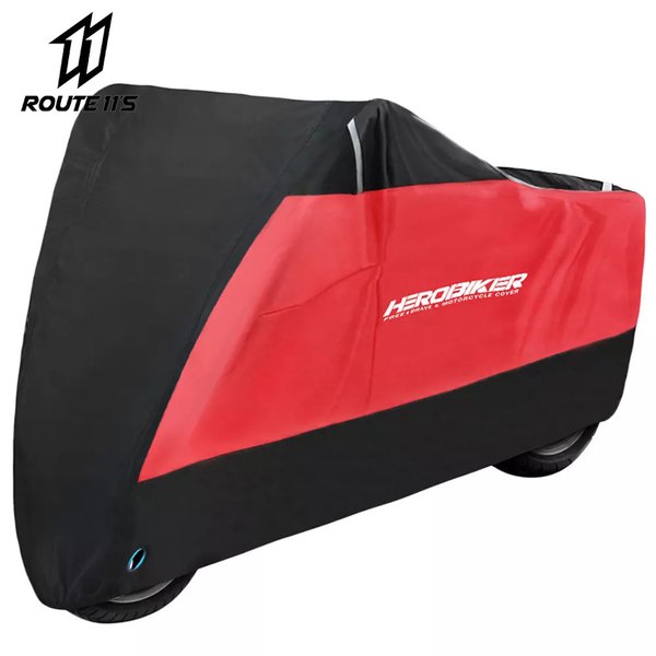 Herobiker-防水バイクカバー 電気バイクカバー 屋外レインカバー UV保護 xxxxl