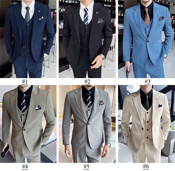 ビジネスフォーマルスーツセットビジネススーツ 結婚式 おしゃれスーツ カジュアルスーツ 大きいサイズ オシャレ オールシーズン メンズ フォーマルスーツ スリムフィット パーティー ベーシックスー 15,172円