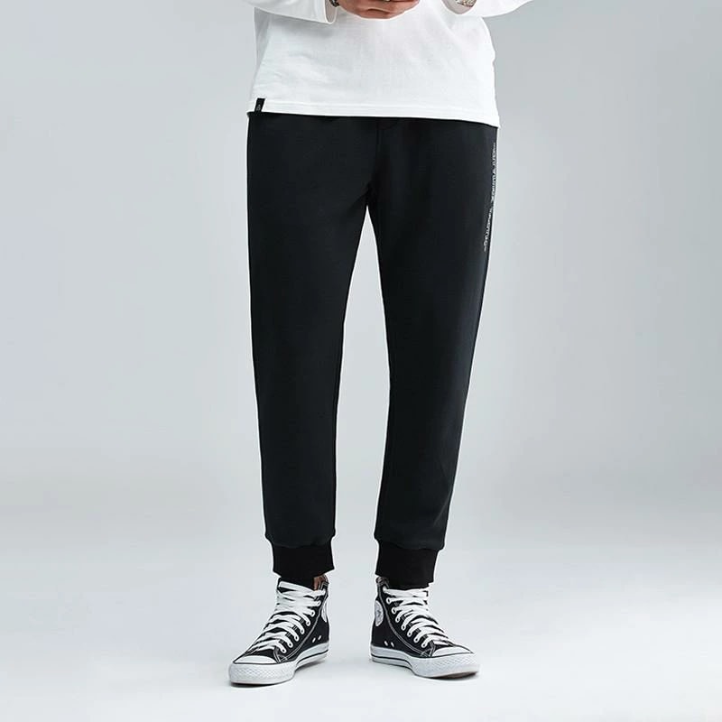 メンズ ファッション 服 オシャレ シンプル 大人 かっこいい 大きいサイズ ストリート 紳士服 スーツ パンツ 秋冬 カジュアル ストレート ニット ズボン スウェット パンツ ブラック