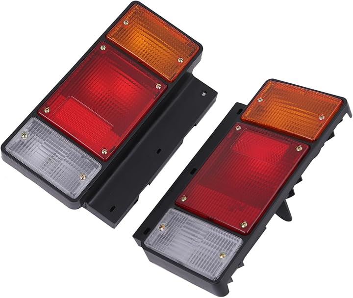 いすゞ エルフ 24V 3連 テールランプ ブレーキランプ ライト 左右セット NEWエルフ PMエルフ 07 バックブザー 対応 純正タイプ トラック 修理 補修 汎用品 カスタム