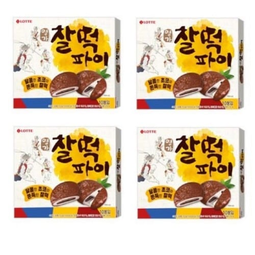 ロッテ製菓 名家 チャーチパイ 350gX4個 おいしいスナック 韓国食品