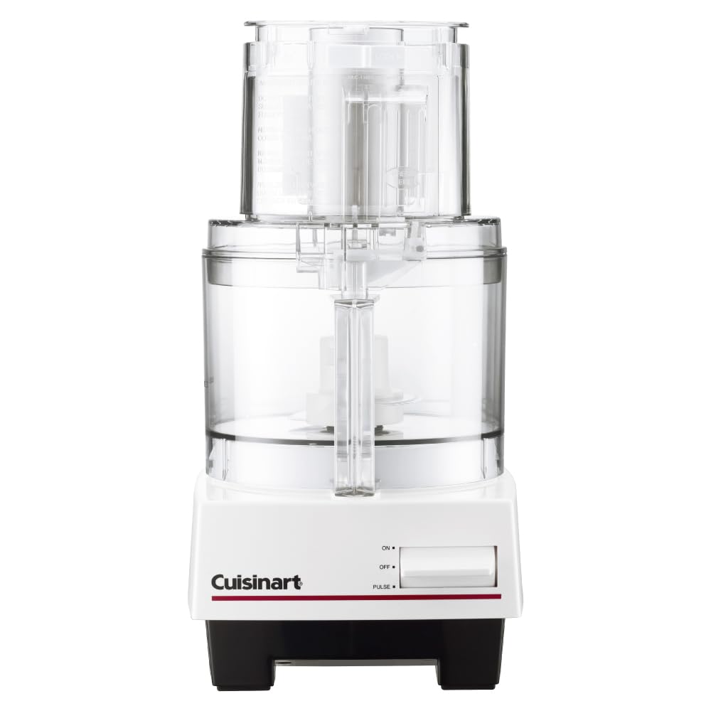 Cuisinart (クイジナート) フードプロセッサー L 大容量 3~4人分向け 1台5役(切る・刻む/こねる/薄切り/細切り/おろし) インダクションモーター搭載 パワフル 静音 パン生地 時短