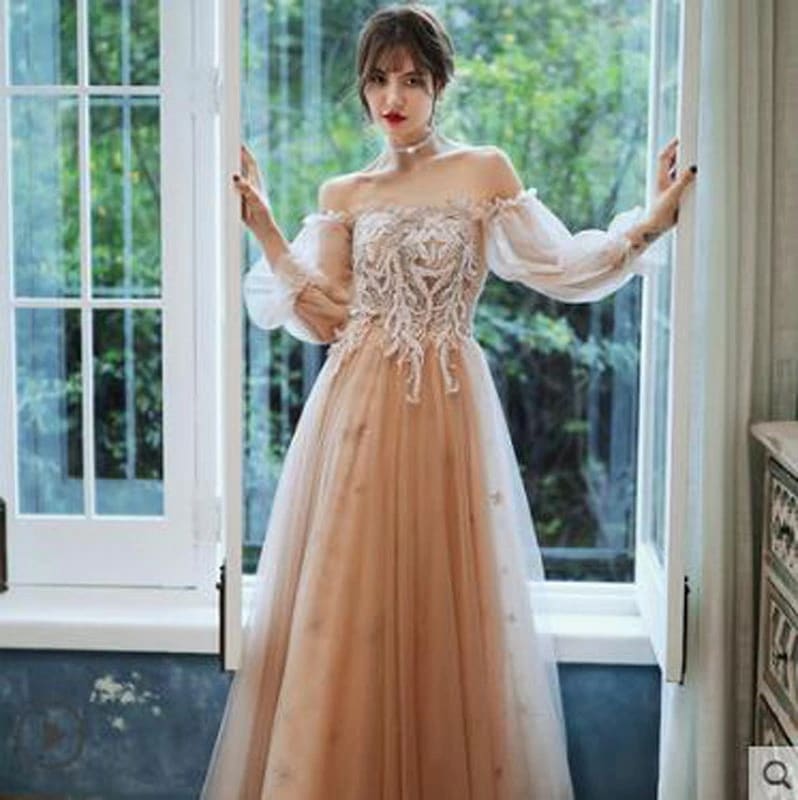 6月の新製品すぐに発送可能 ウェディングドレス 秋冬 カラードレス 安い イブニングドレス 二次会ドレス 演奏会 フォーマル 花嫁 発表会ドレス 姫系 ロングドレス 結婚式 ウエディングドレス 袖あり