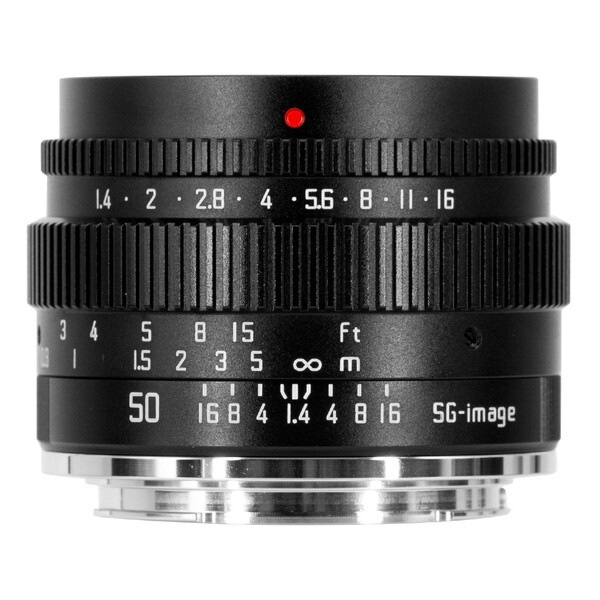 SG-image SG 50mm F1.4 E C ブラック 中望遠レンズ(ソニーEマウント)