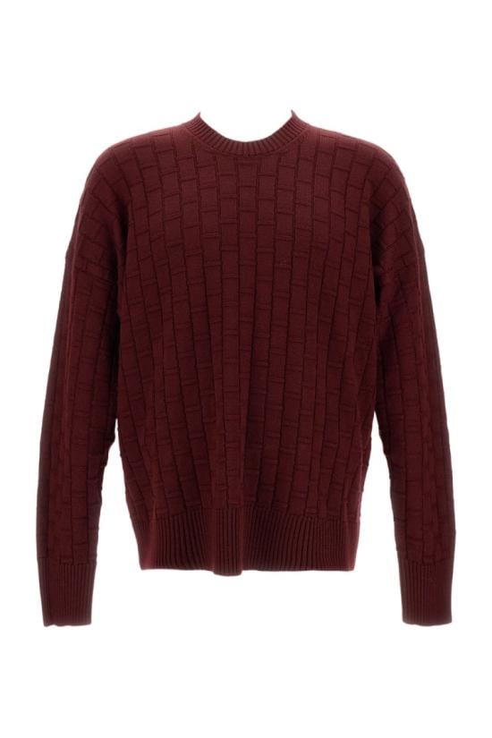 PLAN C Men Sweatshirts MGUMG51K00FW03600R67 Burgundy