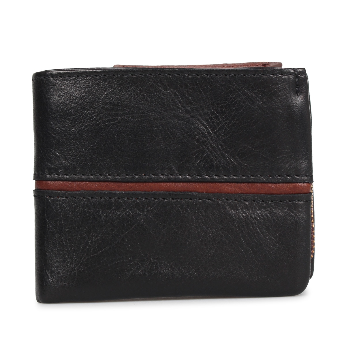 財布 二つ折り メンズ レディース FULLCHROME ブラック キャメル イエロー 黒 HRD4