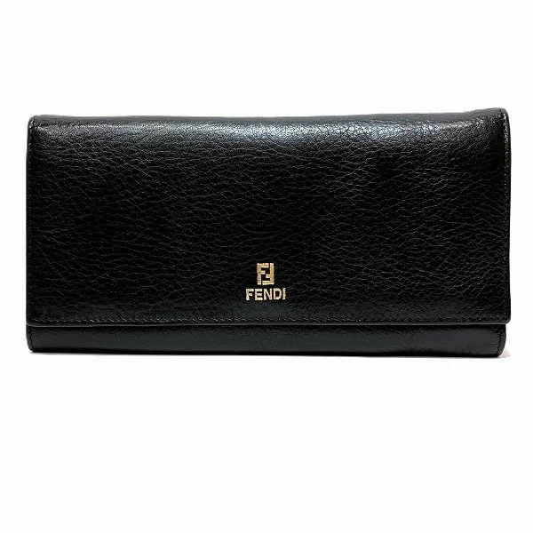 フェンディ FENDI 2804-8M0065-YN2-088 3つ折り財布 長財布 【中古】