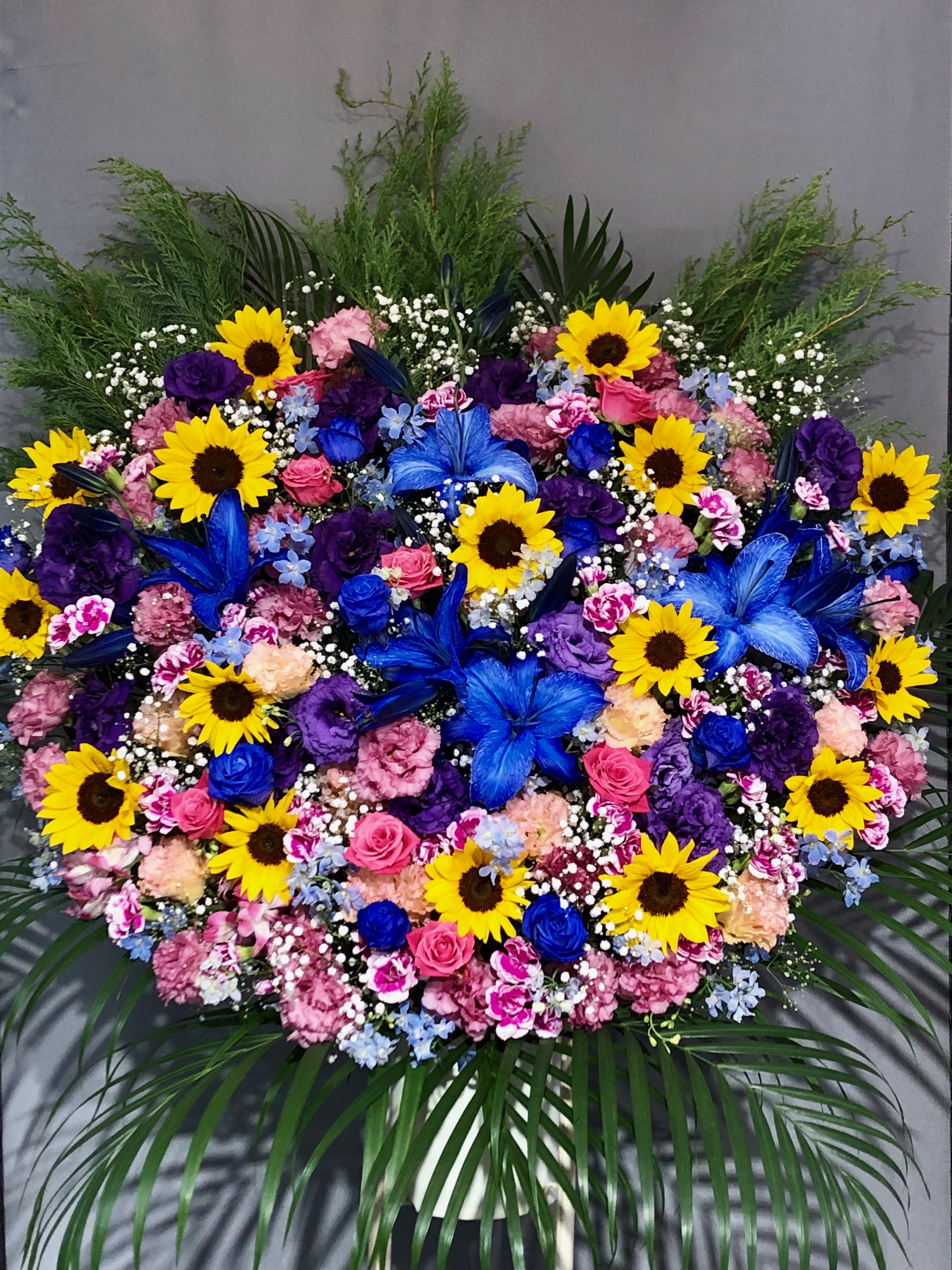 商品ID 4630 スタンド花　ミックス大盛り　1段