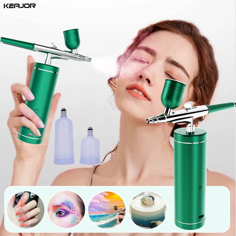 新品脱毛器 ミニZ16酸素インジェクターエアブラシスプレー エアコンプレッサー ネイルアート用 食品 タトゥー ケーキ
