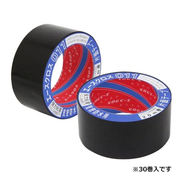 光洋化学 エースクロス011黒 50mmx20M 30カン 資材 テープ関連 気密防水テープ