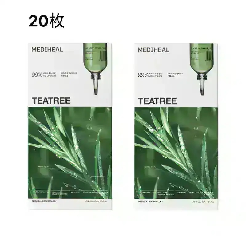 韓国　プランエスクリニック　メディヒール　ティーツリーエッセンシャルマスク ティーツリー エッセンシャルマスク（10P） ｜MEDIHEAL公式