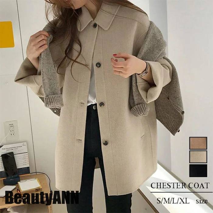 新生活 コート レディース チェスターコート 秋 冬 トレンチコート きれいめ アウター カジュアル ロングコート 大きいサイズ ロング丈 無地 通勤 通学 秋冬 おしゃれ プレゼント ギフト