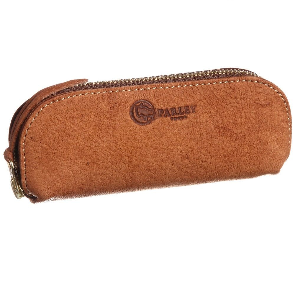 PARLEY（パーリィー） エルク 天然鹿革 眼鏡ケース メガネ&ペンケース レッドブラウン R/BR FE-05