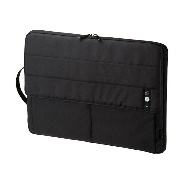 (まとめ) サンワサプライ カジュアルPCインナーケース 15.6型ワイド対応 ブラック IN-CA15BK 1個 (×3セット) 8,169円