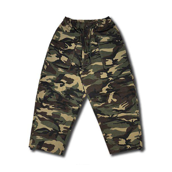 男性バイオカモバルーンフィットバンディングパンツOF-PTA-294-カーキ