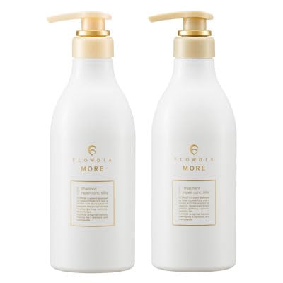 デミ フローディア モア リペアコンク シルキー シャンプー 550ml ＆ トリートメント 550g セット 美容室専売品 ダメージ補修 さらさら ツヤ髪
