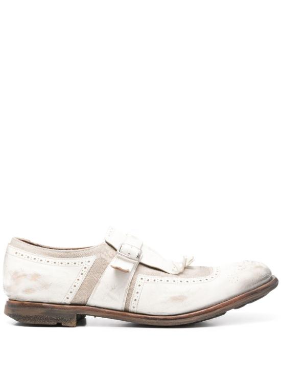 CHURCHS Men Laced up Shoes EOG001 9QGF0YAX White