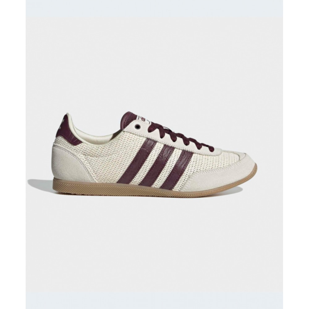 ADIDAS クレームホワイト:マルーン JR7161