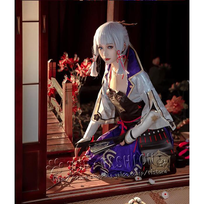 原神project（げんしん）Genshin Impact 神里綾華 かみさとあやか コスプレ 衣装 高品質フルセット豪華版 cosplay 演出服 舞台装(ウィッグ 靴 別売り)395