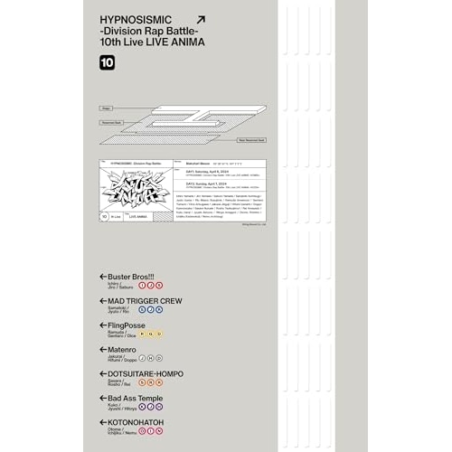 ヒプノシスマイク-Division Rap Battle-10th LIVEL.. ／ ヒプノシスマイク-Divisi... (Blu-ray) KIXM-605