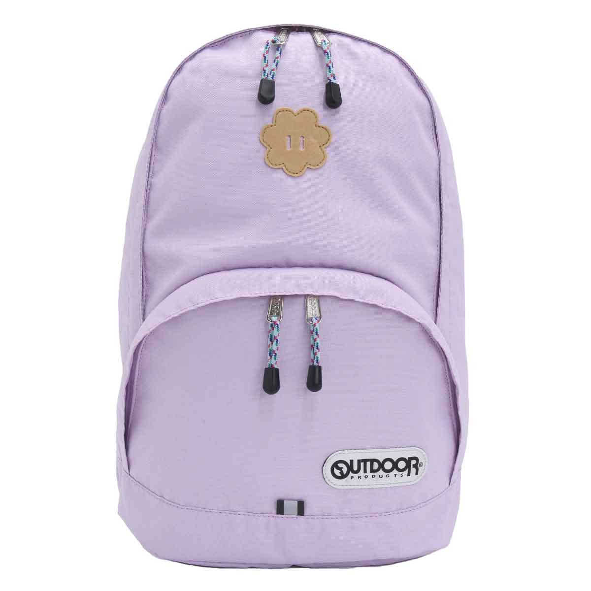 [アウトドアプロダクツ] キッズ リュック 男の子 女の子 子供 ジュニア 通学 プレゼント ギフト (スタンダード／ラベンダー)