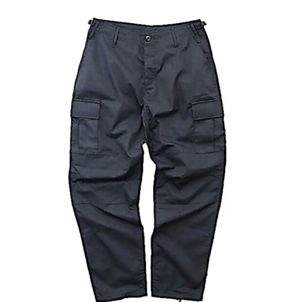 アメリカ軍 BDU カーゴパンツ Lサイズ ブラック リップストップ YN521007 レプリカ ミリタリーパンツ 軍モノ 迷彩服