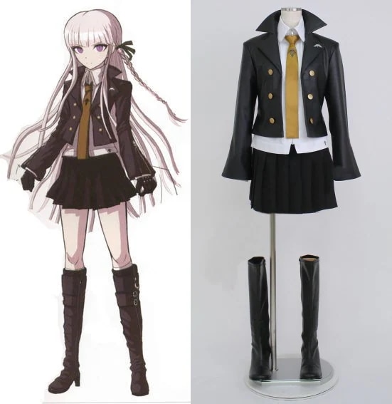 [今日は安い-出荷が早い]Dangan Ronpa ダンガンロンパ 霧切響子風 コスプレ衣装 ハロウィン クリスマス服 変装服仮装品質良い 店舗お勧め