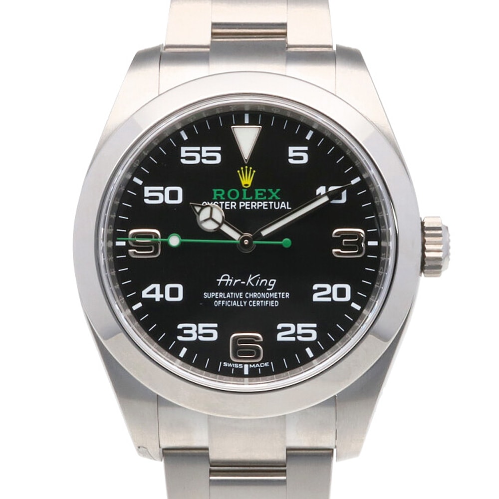 ロレックス ROLEX エアキング オイスターパーペチュアル 腕時計 時計 SS 116900 メンズ 中古