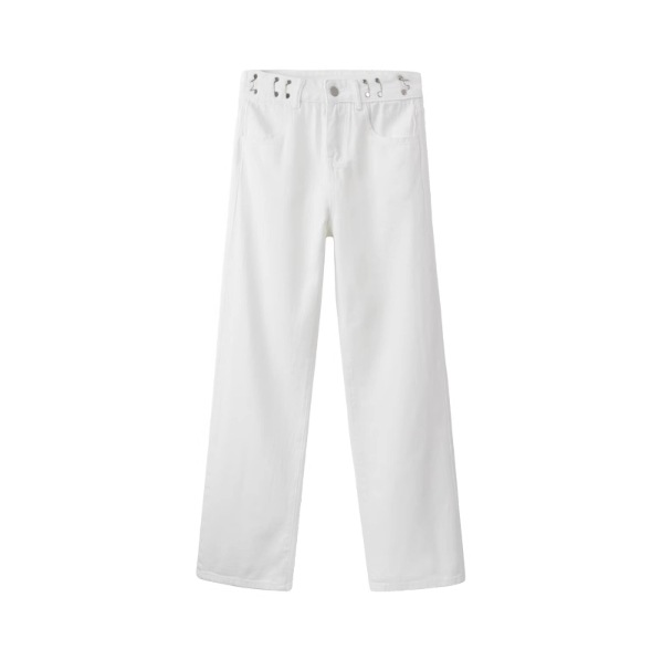 ボトムス パンツ ズボン ジーンズ ワイドパンツ ストレートパンツ デニムパンツ ワイドレッグ ストレート ワイド ハイウエスト デニム カラーデニム かわいい 大人可愛い シンプル カジュアル 大人