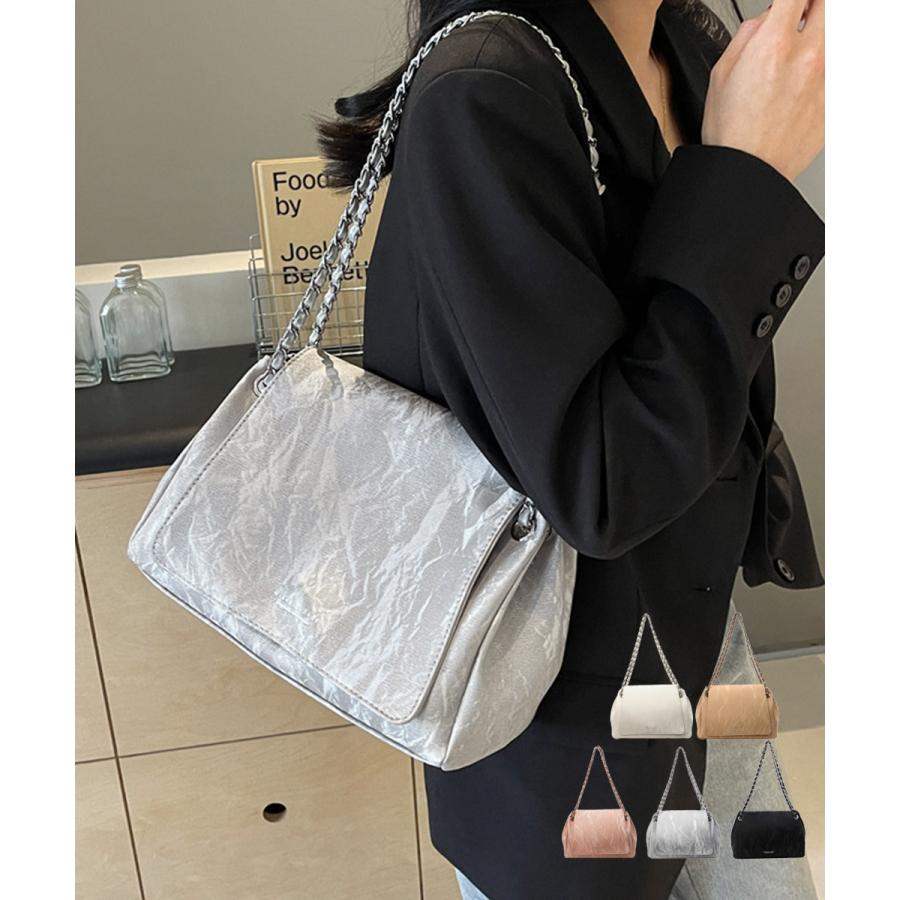 【急速出荷!】韓国人気 トートバッグ レディース チェーンバッグ