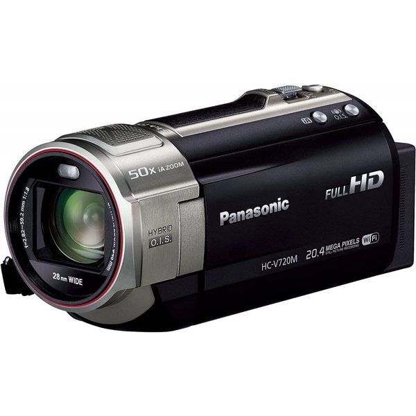 【中古】パナソニック Panasonic デジタルハイビジョンビデオカメラ V720 内蔵メモリー64GB ブラック HC-V720M-K 23,214円