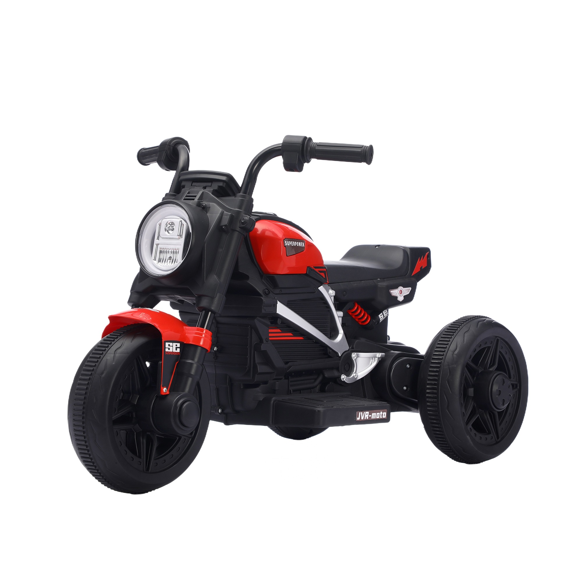 【国内出荷は送.料.無.料】【レッド】電動3輪バイク 電動乗用玩具 電動乗用バイク 乗用玩具 子供 乗れる おもちゃ男の子 女の子 乗用玩具 電動乗用玩具 車 くるま 玩具 乗り物 PSE 誕生日プレ