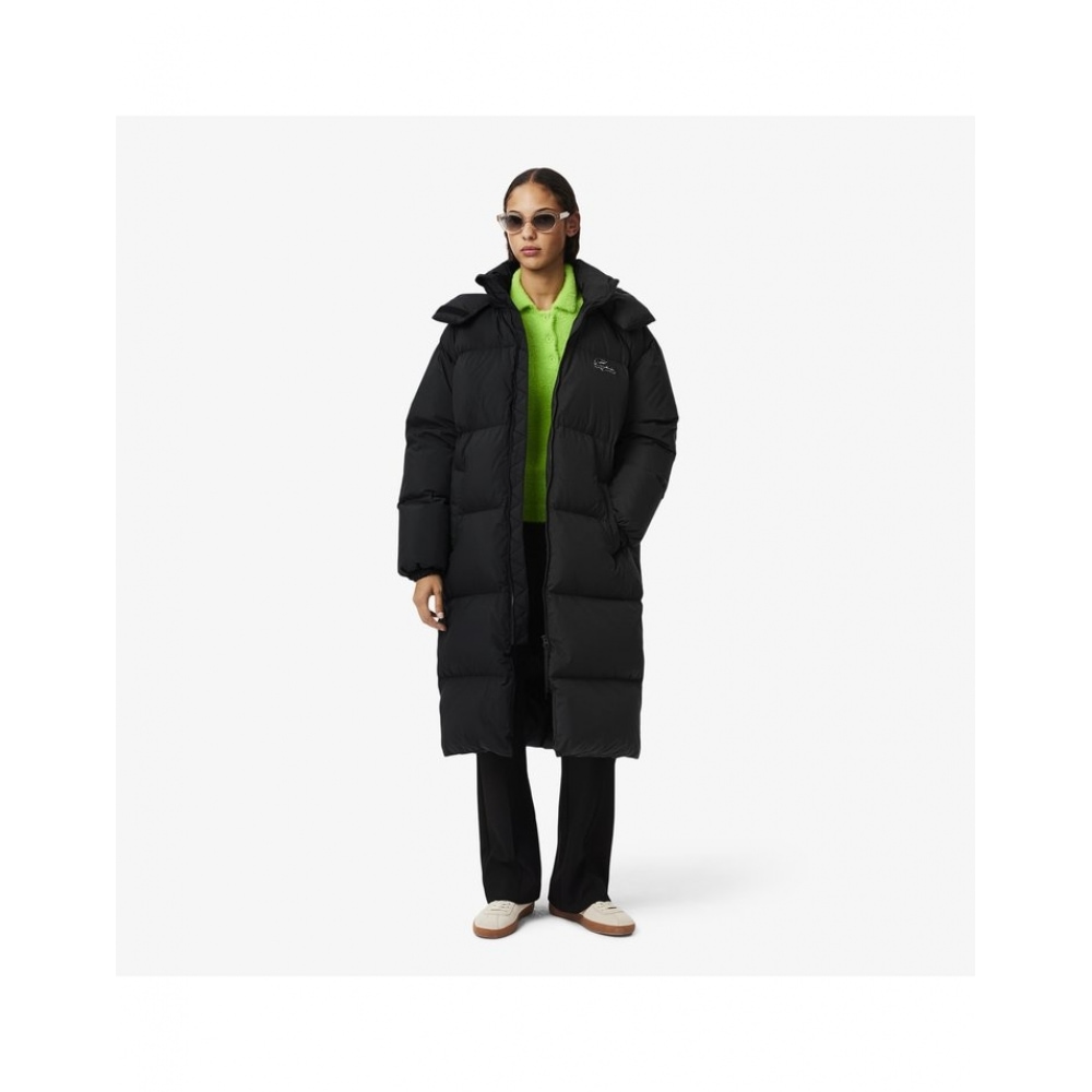 ラコステレディースフード付きロングダウンジャンパー BF3522-54N 031