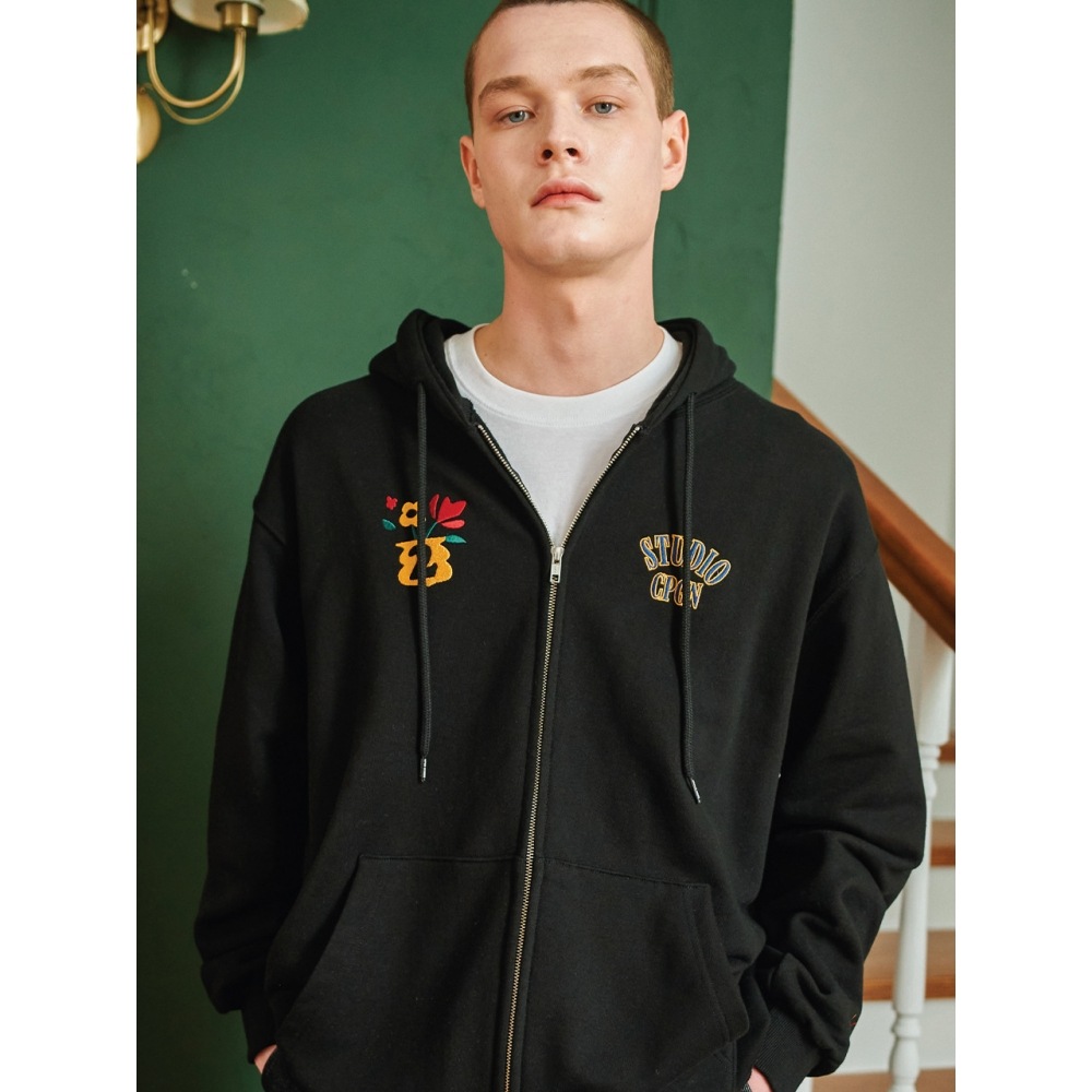 CPGNスタジオバシティフードジップブラック