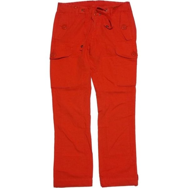 RLX 軍パンツ ミリタリー 6ポケット 後染め オレンジ PR3-192