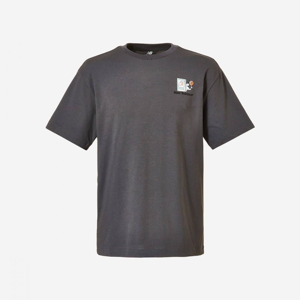 ニューバランス NB ボーイ バスケットボール 半袖 Tシャツ NBNEFB1563-(60)チャコール