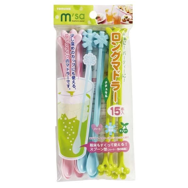 （まとめ）トルネ ロングマドラー ナチュラル 30本入り P-3243 [240個セット]