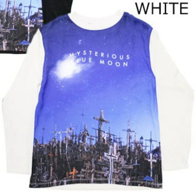 カワイジャミール サテン 夜空柄 プリント ロンＴｅｅ