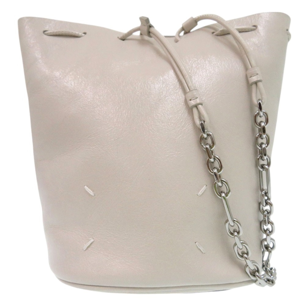 美品 Tabi タビ バゲット S56WG0113 ショルダーバッグ レザー/レザー ホワイトグレージュ 0181【中古】 レディース