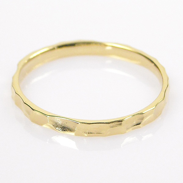 リング 槌目 k10 10k 50代 40代 60代 重ね付け 重ねづけ クリスマス 10金ゴールド 指輪 普段使い レディース 20代 30代 ギフト プレゼント 女性用