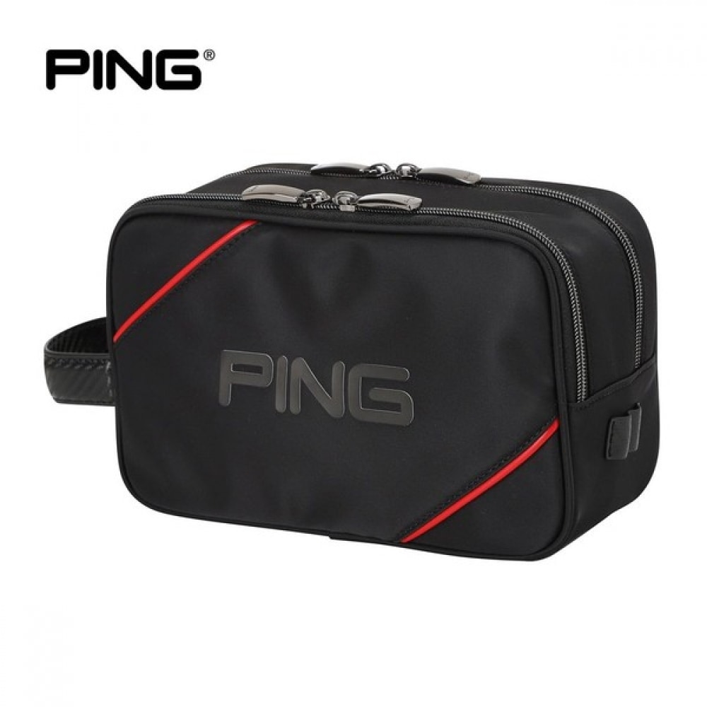 [ping] メンズパイピングカラーポーチ