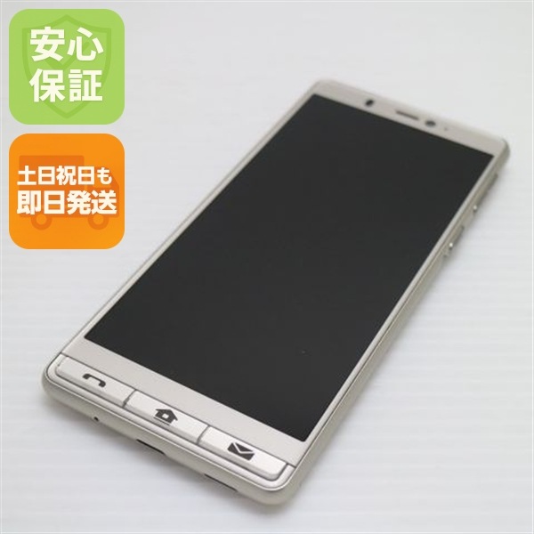 新品同様 シンプルスマホ5 ゴールド 白ロム 172