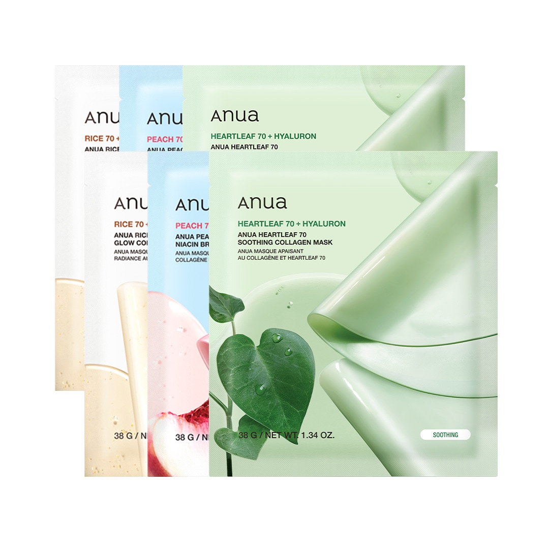 Qoo10] アヌア 【期間限定！桃30枚入マスク1+1】選べ : スキンケア