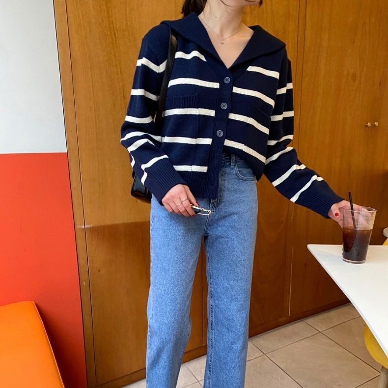 トップス カーディガン 袖あり 長袖 萌袖 襟なし 前開き 伸縮性 ニット かわいい 大人可愛い きれいめ シンプル カジュアル 大人 上品 おしゃれ レト