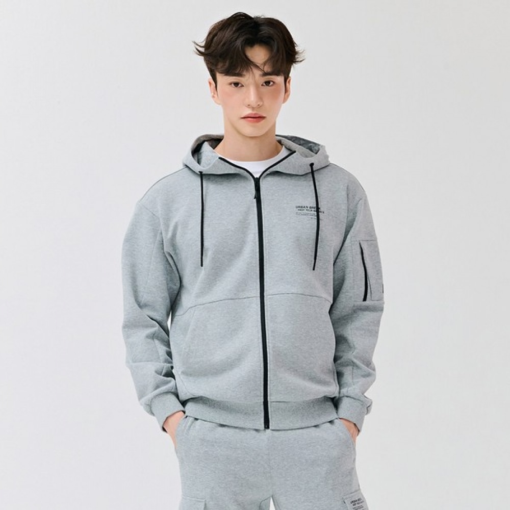 (チェースカルト) メンズスリーブポケットパーカージップアップ-DERK4313B0B