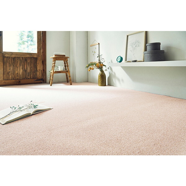 1340940223702 フリッシュ 江戸間6畳 PK 261×352 ピンク カーペット メーカー直送