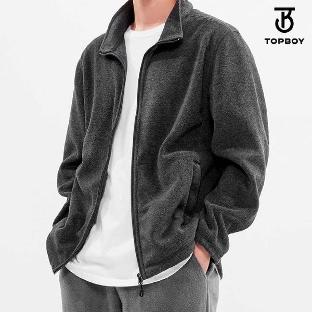 (トップボーイ) ビッグサイズライトベーシックフリースジャケット (LD013)