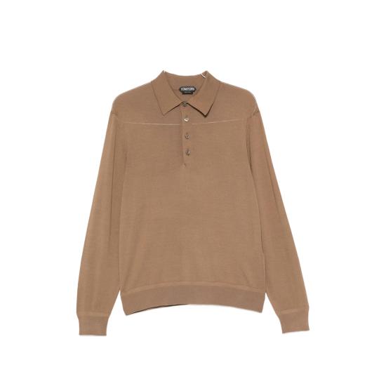 TOMFORD Men Polo Shirts YMW103 KPL053 EIZ BROWN