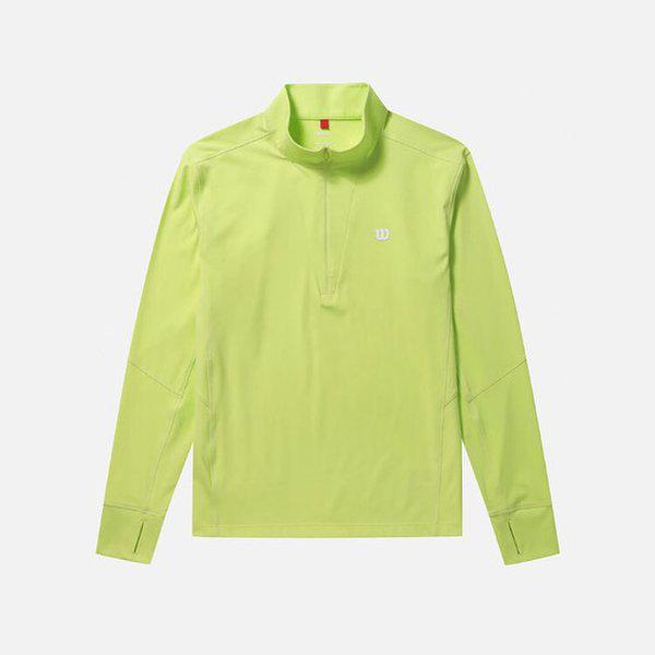 ソフトフレックスハーフジップ長袖Tシャツ W243001TTL92LIM